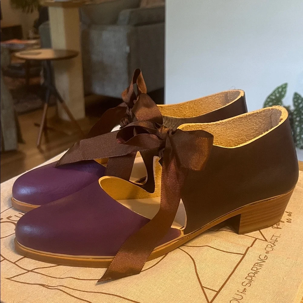 3cm Sevilla Smith two tone Mary Jane’s - Picture 2 of 4